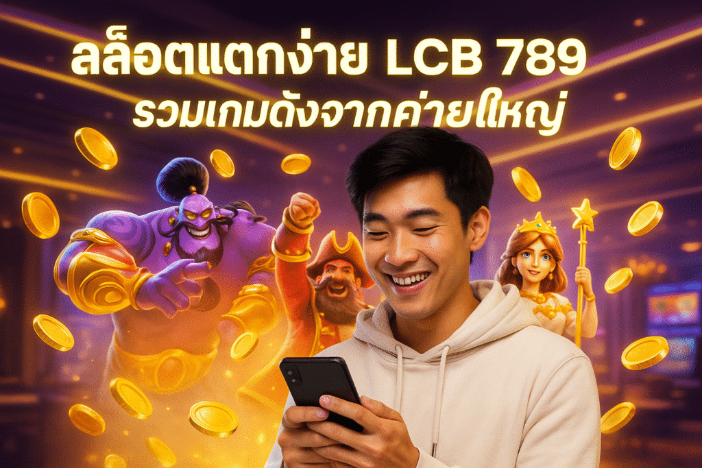 สล็อตแตกง่าย LCB 789 รวมเกมดังจากค่ายใหญ่